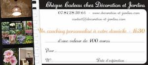 Idée originale de cadeau - Le chèque cadeau Décoration et Jardins